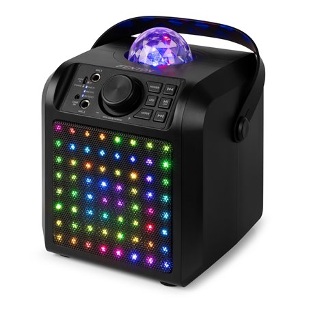 KAR55B ALTAVOZ KARAOKE CON LED JELLY BALL NEGRO