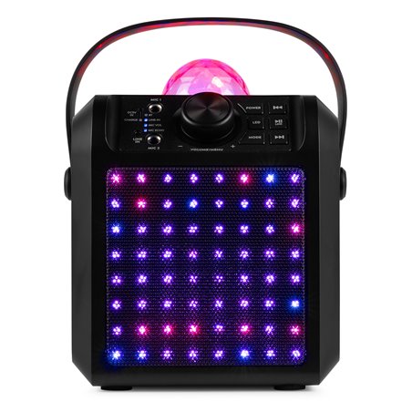 KAR55B ALTAVOZ KARAOKE CON LED JELLY BALL NEGRO