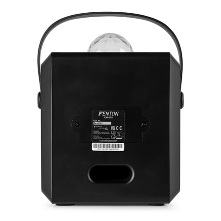 KAR55B ALTAVOZ KARAOKE CON LED JELLY BALL NEGRO