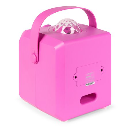 KAR55P ALTAVOZ KARAOKE CON LED JELLY BALL ROSA