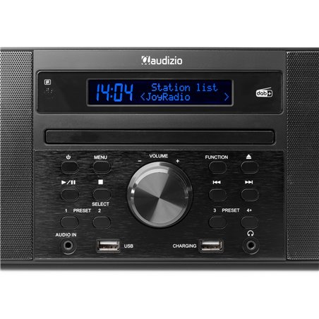 PRATO SISTEMA MUSICAL TODO-EN-UNO CD/DAB+ NEGRO