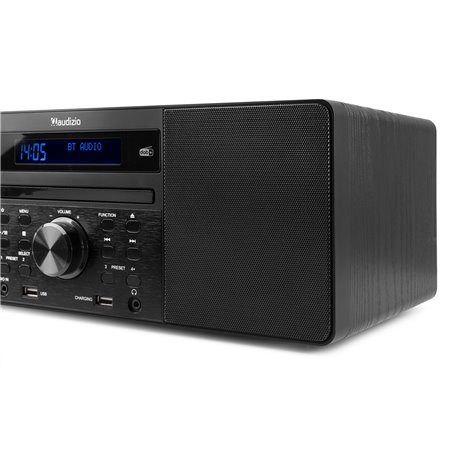 PRATO SISTEMA MUSICAL TODO-EN-UNO CD/DAB+ NEGRO
