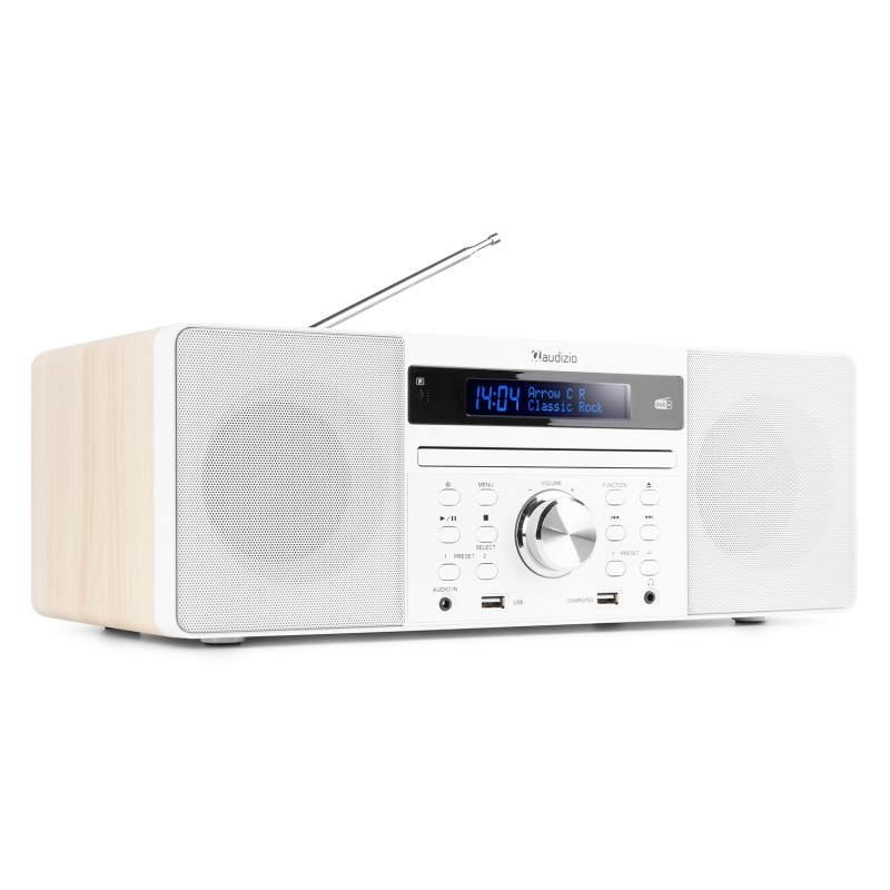PRATO SISTEMA MUSICAL TODO-EN-UNO CD/DAB+ BLANCO
