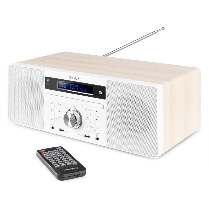 PRATO SISTEMA MUSICAL TODO-EN-UNO CD/DAB+ BLANCO
