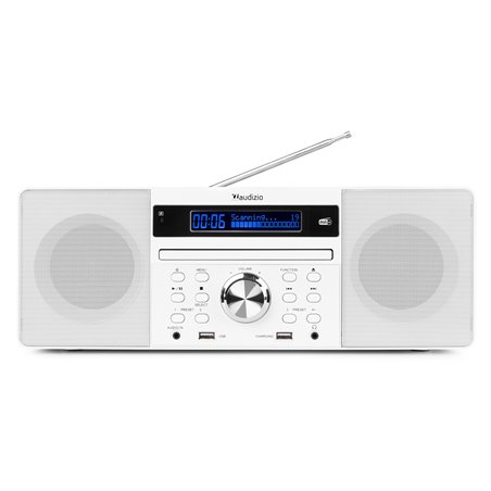 PRATO SISTEMA MUSICAL TODO-EN-UNO CD/DAB+ BLANCO