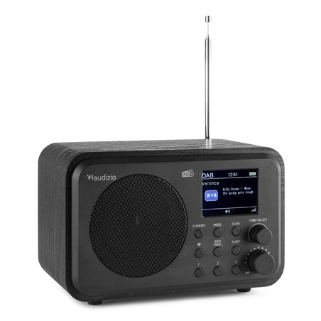 MILAN DAB+ RADIO CON BATERÍA NEGRO