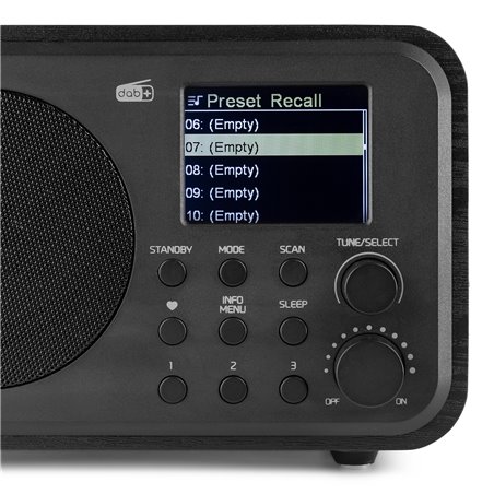 MILAN DAB+ RADIO CON BATERÍA NEGRO