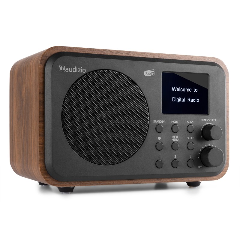 MILAN DAB+ RADIO CON BATERÍA MADERA