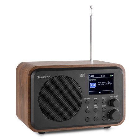 MILAN DAB+ RADIO CON BATERÍA MADERA