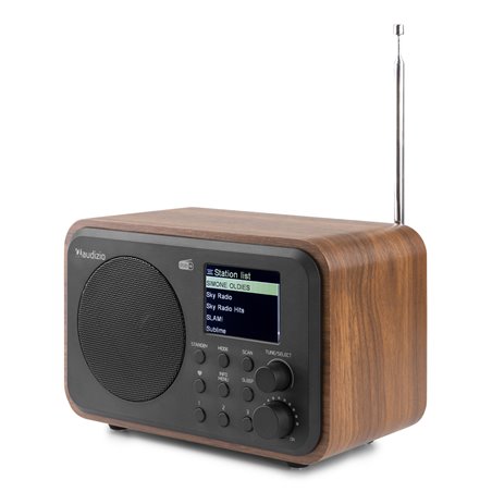 MILAN DAB+ RADIO CON BATERÍA MADERA