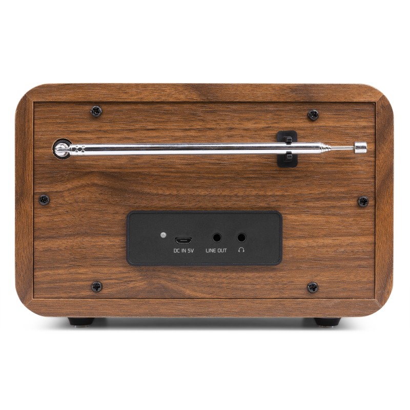 MILAN DAB+ RADIO CON BATERÍA MADERA