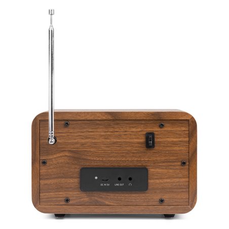 MILAN DAB+ RADIO CON BATERÍA MADERA