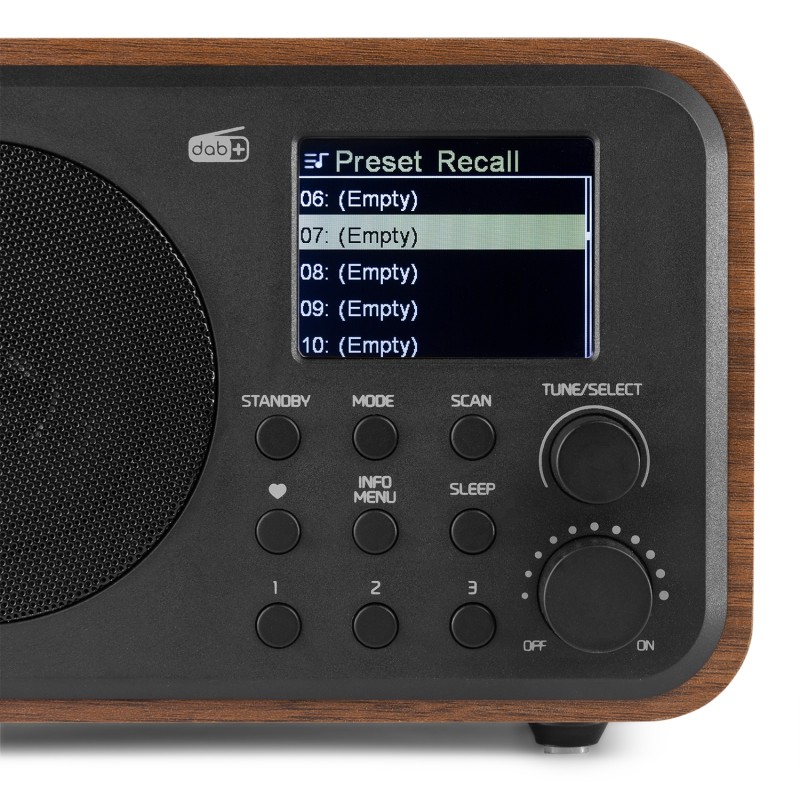 MILAN DAB+ RADIO CON BATERÍA MADERA