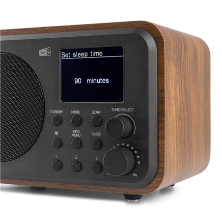 MILAN DAB+ RADIO CON BATERÍA MADERA