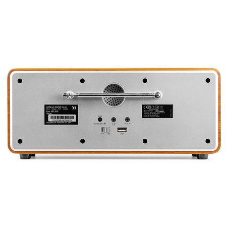 RADIO ESTÉREO GENUA DAB+ PLATA