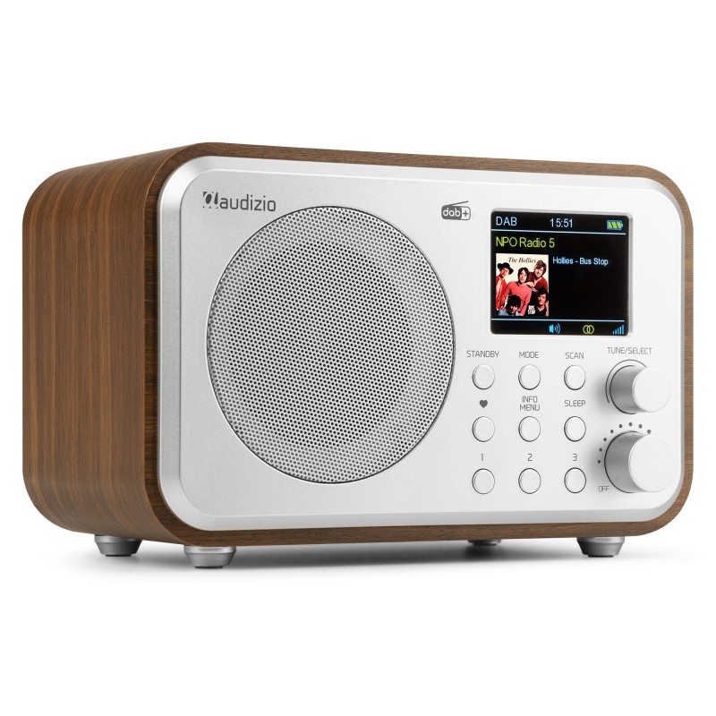 MILAN DAB+ RADIO CON BATERÍA PLATA