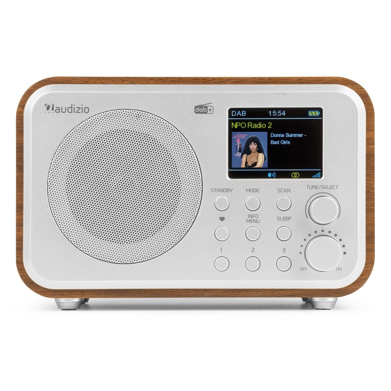 MILAN DAB+ RADIO CON BATERÍA PLATA