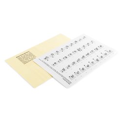 KB-KEY PEGATINAS NO PERMANENTES DE NOTAS PARA TECLADO