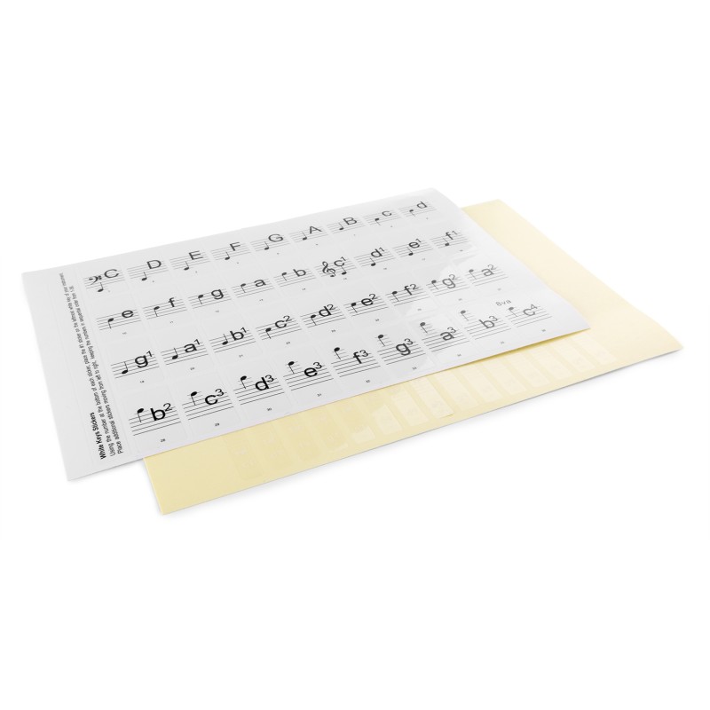 KB-KEY PEGATINAS NO PERMANENTES DE NOTAS PARA TECLADO