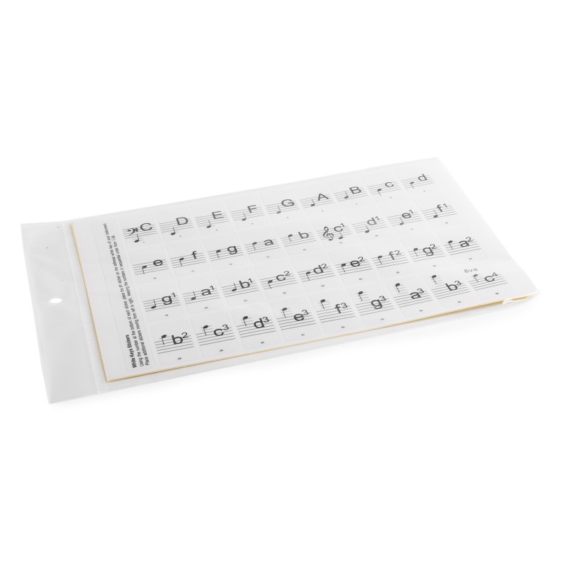 KB-KEY PEGATINAS NO PERMANENTES DE NOTAS PARA TECLADO