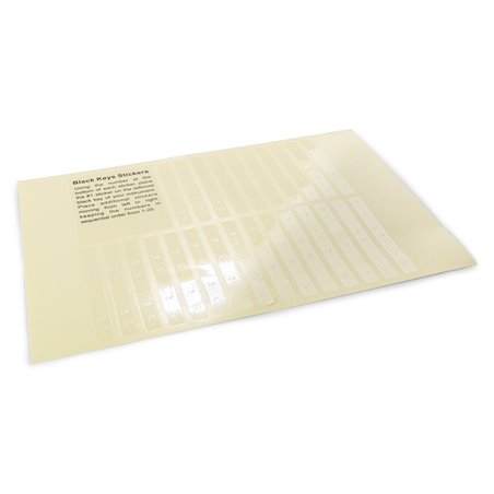 KB-KEY PEGATINAS NO PERMANENTES DE NOTAS PARA TECLADO