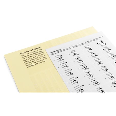 KB-KEY PEGATINAS NO PERMANENTES DE NOTAS PARA TECLADO