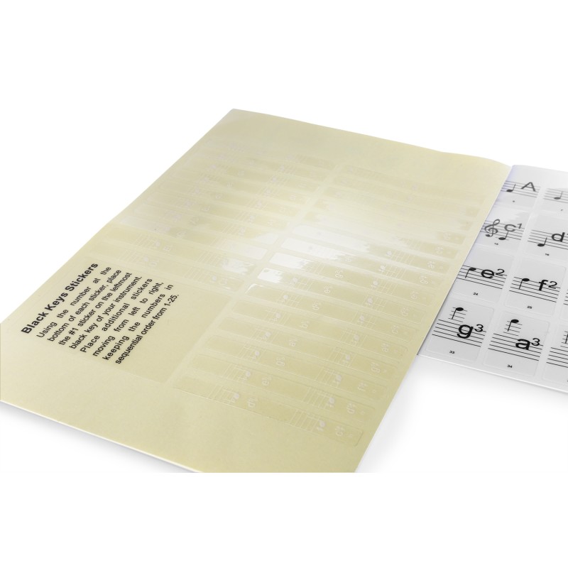 KB-KEY PEGATINAS NO PERMANENTES DE NOTAS PARA TECLADO