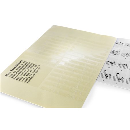 KB-KEY PEGATINAS NO PERMANENTES DE NOTAS PARA TECLADO