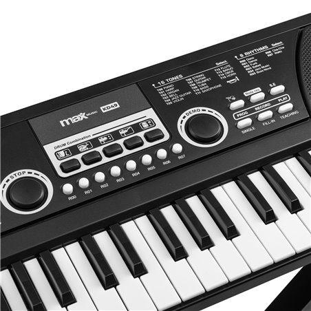 KD49 TECLADO ELECTRÓNICO 49 TECLAS CON BATERÍA