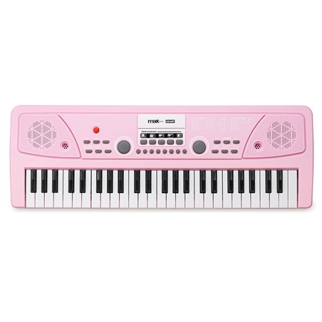 KD49P TECLADO ELECTRÓNICO 49 TECLAS CON BATERÍA ROSA