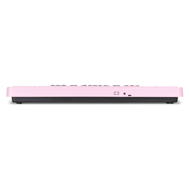 KD49P TECLADO ELECTRÓNICO 49 TECLAS CON BATERÍA ROSA
