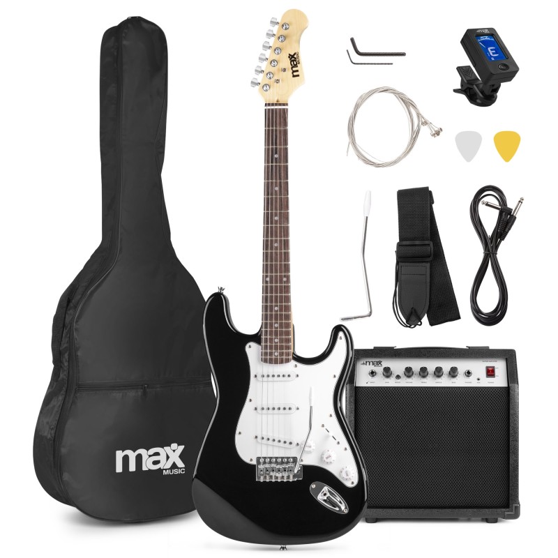 GIGKIT CONJUNTO GUITARRA ELÉCTRICA NEGRO
