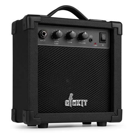 GIGKIT JUNIOR CONJUNTO GUITARRA ELÉCTRICA NEGRO 3/4