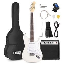 GIGKIT CONJUNTO GUITARRA ELÉCTRICA BLANCO