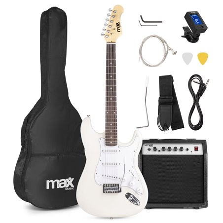 GIGKIT CONJUNTO GUITARRA ELÉCTRICA BLANCO