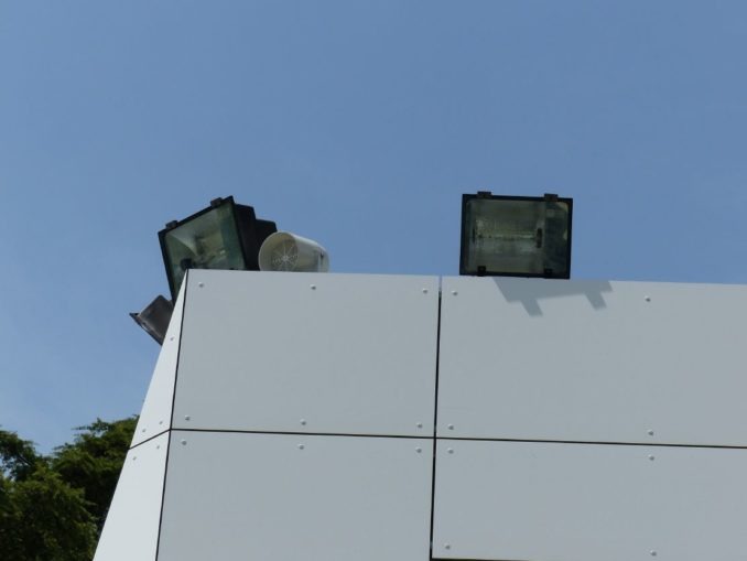 Instalación de megafonía en el colegio Ramón y Cajal de Madrid